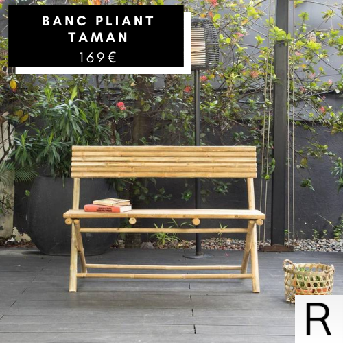 Banc pliant La redoute