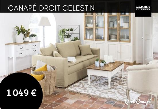 Test et avis du canapé Celestin Maison du Monde