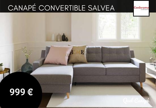 Test et avis du canapé Salvea Conforama