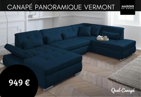 Test et avis du canapé Vermont Maison du Monde