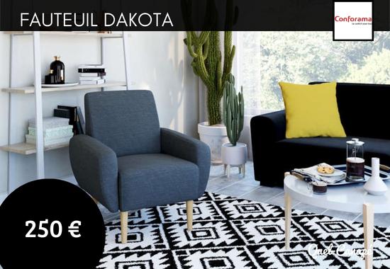 Test et avis du fauteuil Dakota Conforama