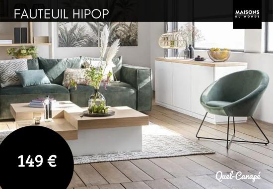 Test et avis du fauteuil Hip Hop Maison du Monde