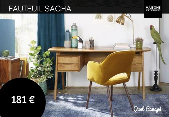 Test et avis du fauteuil Sacha Maison du Monde