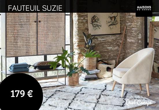 Test et avis du fauteuil Suzie Maison du Monde