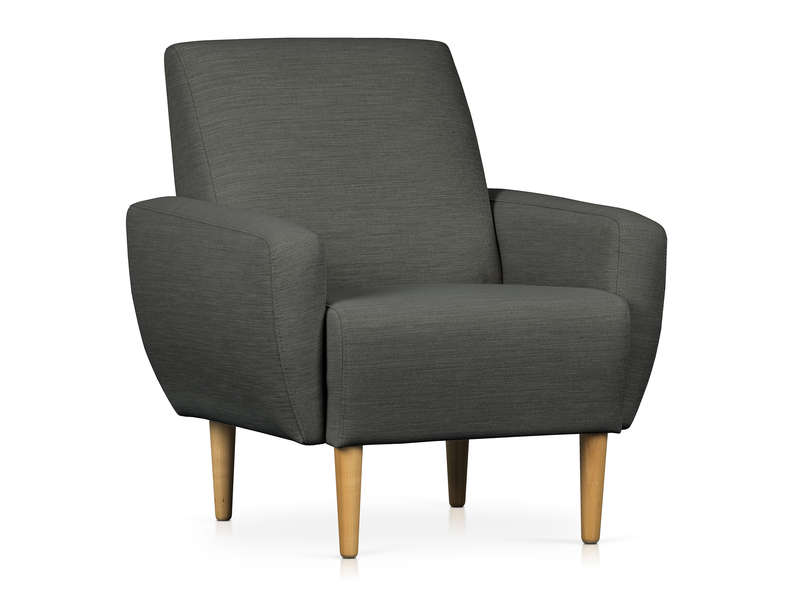 Fauteuil Dakota - Gris anthracite