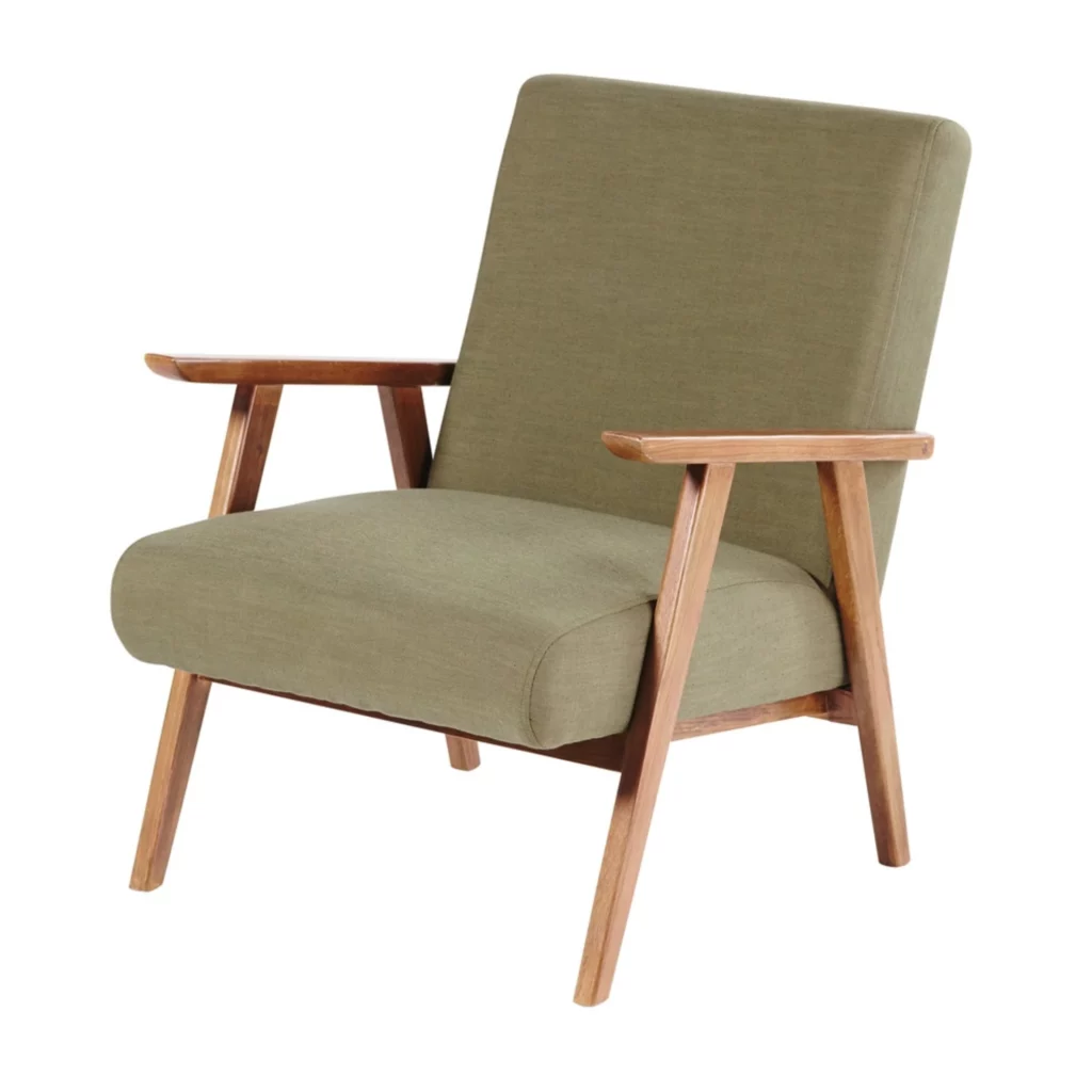 Fauteuil Hermann - Vert Kaki