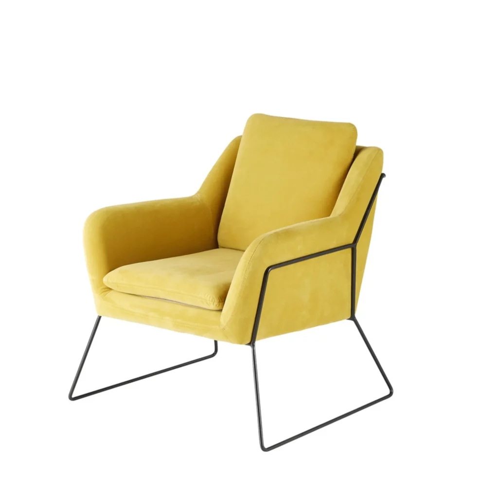 Fauteuil Jasper - Jaune