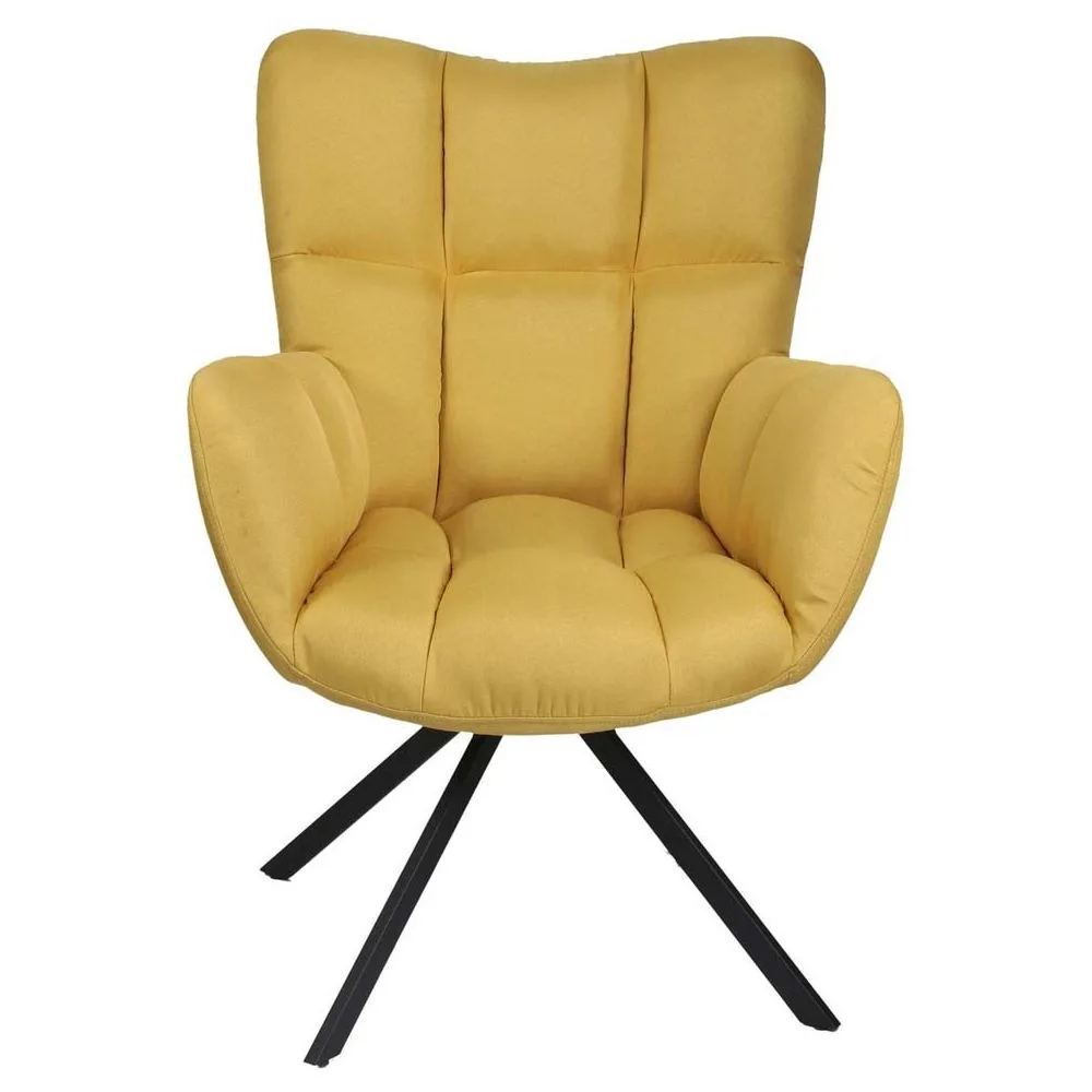 Fauteuil pivotant Washington - Jaune