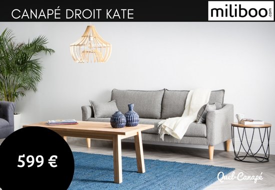 Test et avis du canapé Kate Miliboo