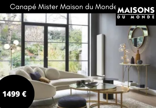 Canapé Mister Maison du Monde