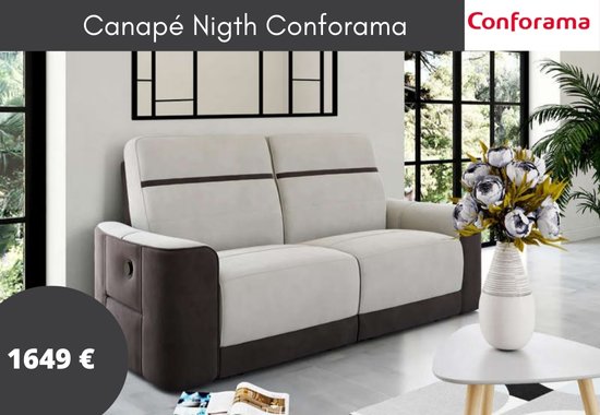 Canapé Night Conforama