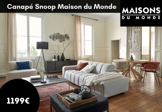 Test et Avis du canapé Snoop Maison du Monde