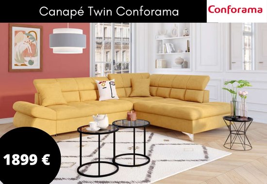 Canapé Twin Conforama
