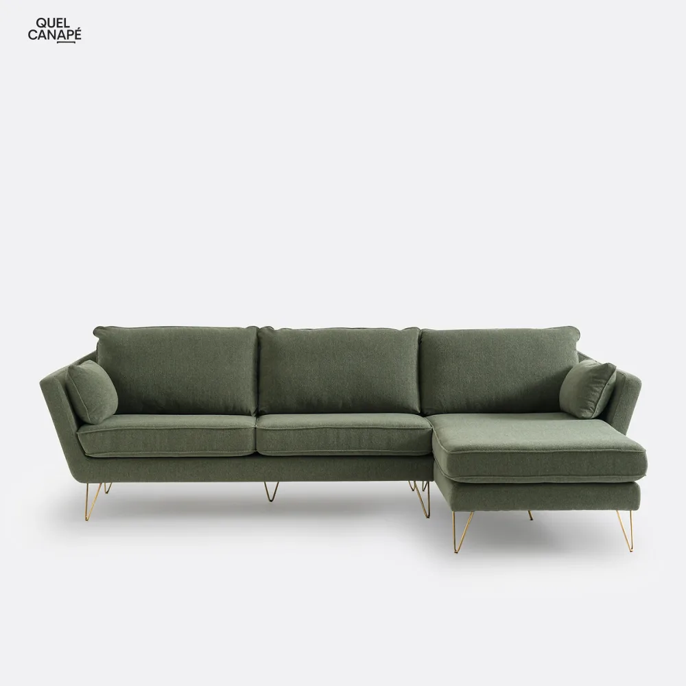 Canapé d’angle polyester, Topim