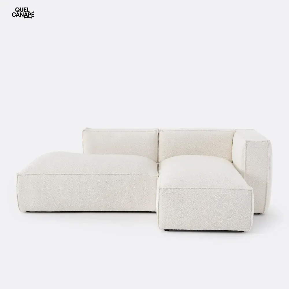 Banquette modulable 2 places bouclette Seven