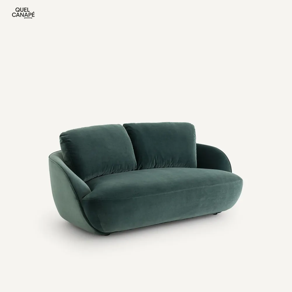 Canapé Banquette tissu velours Alpine