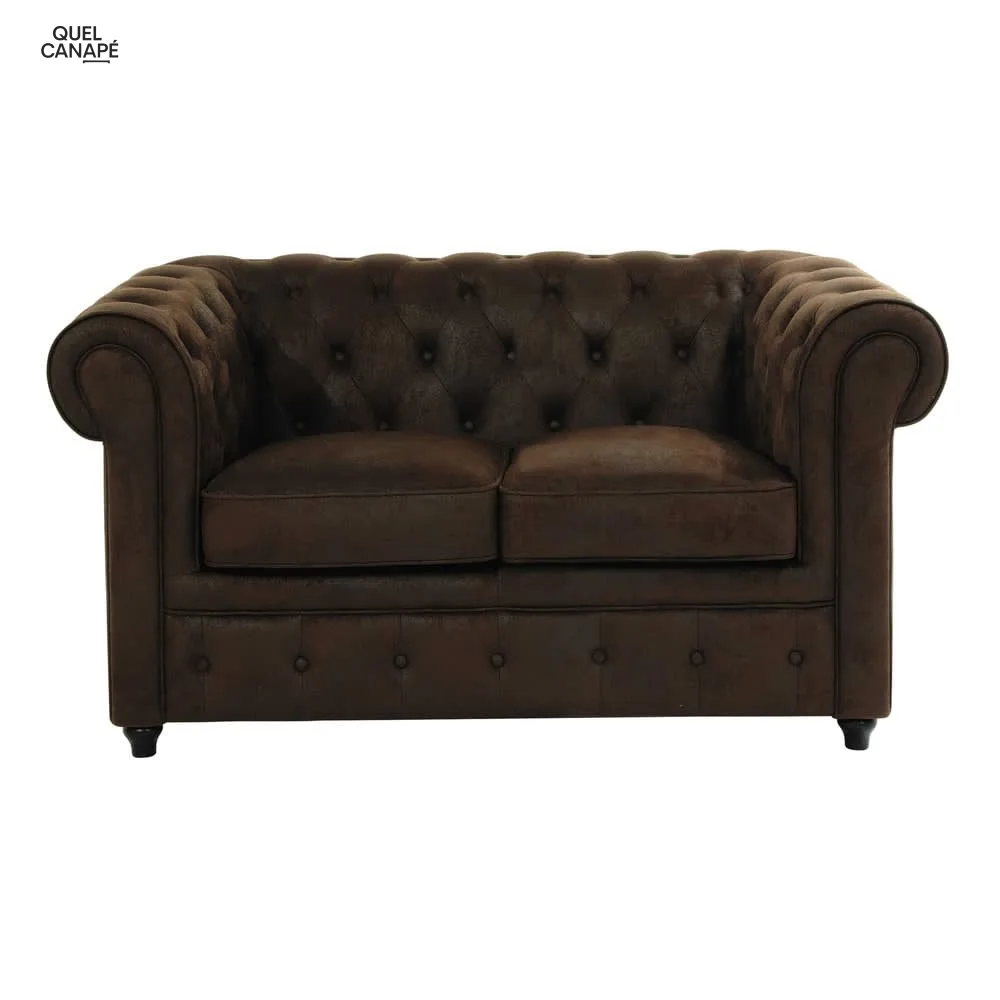 Canapé Chesterfield 2 places