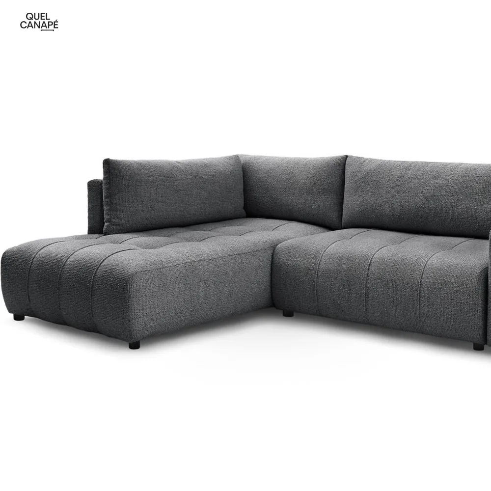 Canapé d'angle L convertible coffre ARSENE