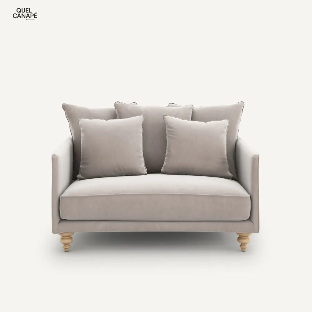 Canapé d'angle viscose-polyester, Lazare