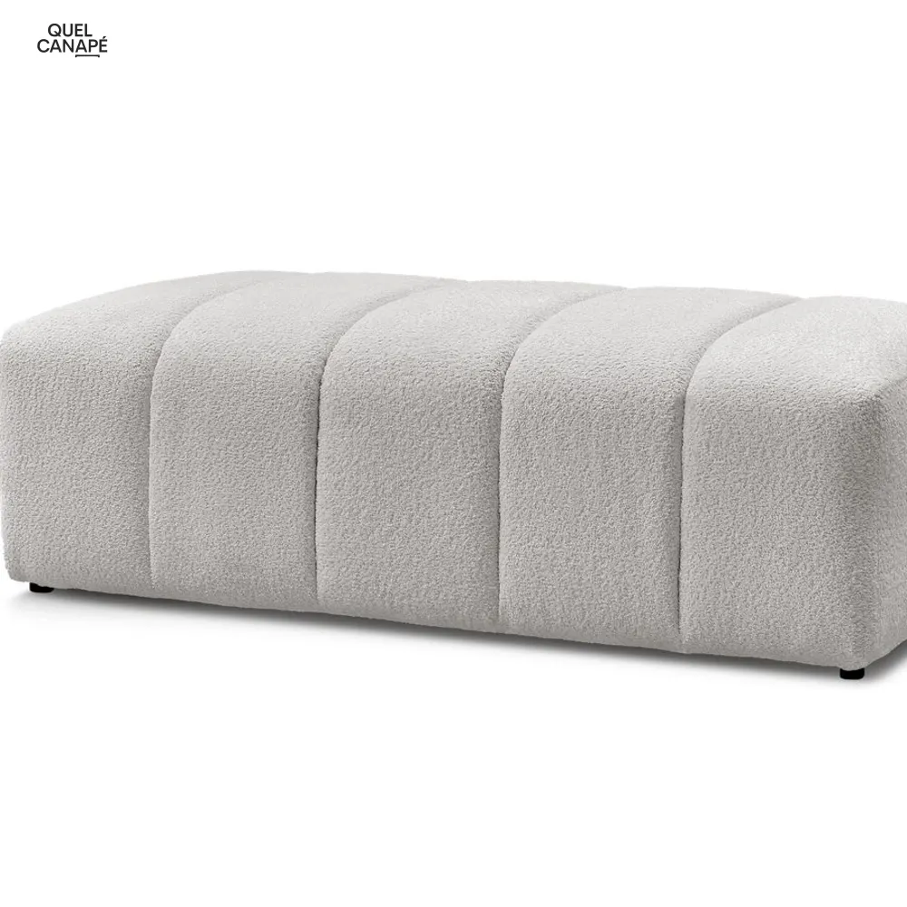 Pouf ANNECY tissu bouclette
