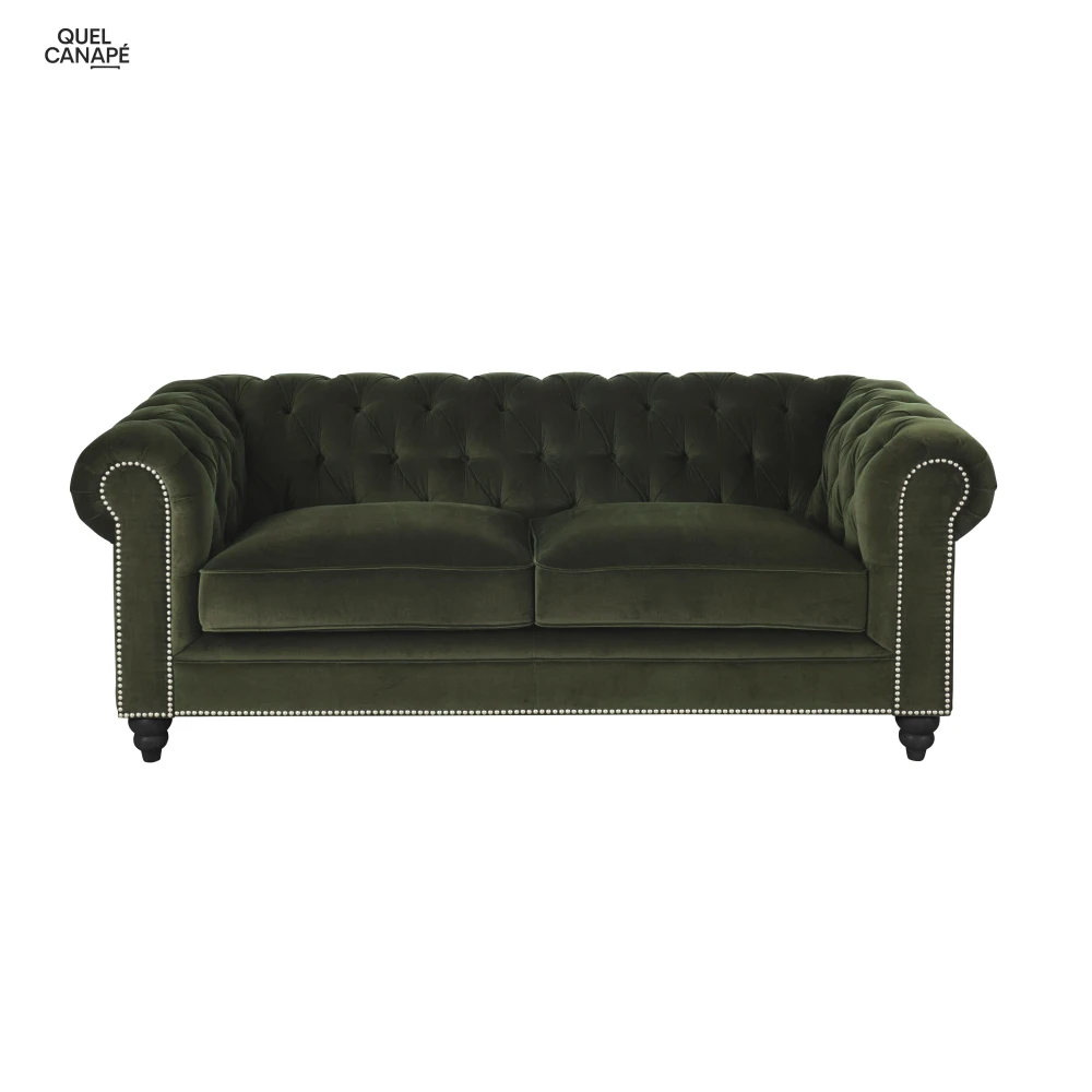 Canapé capitonné Chesterfield 3/4 places