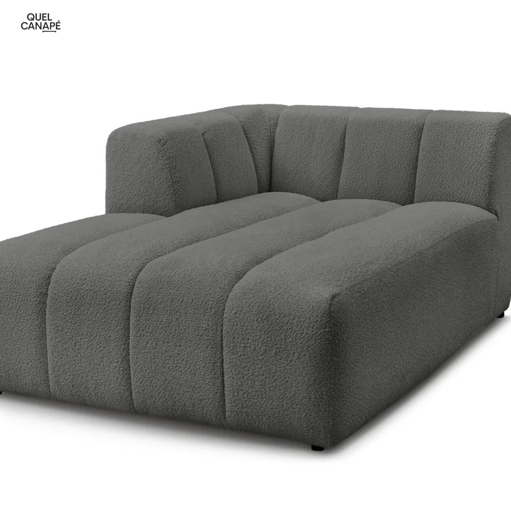 Méridienne ANNECY tissu bouclette