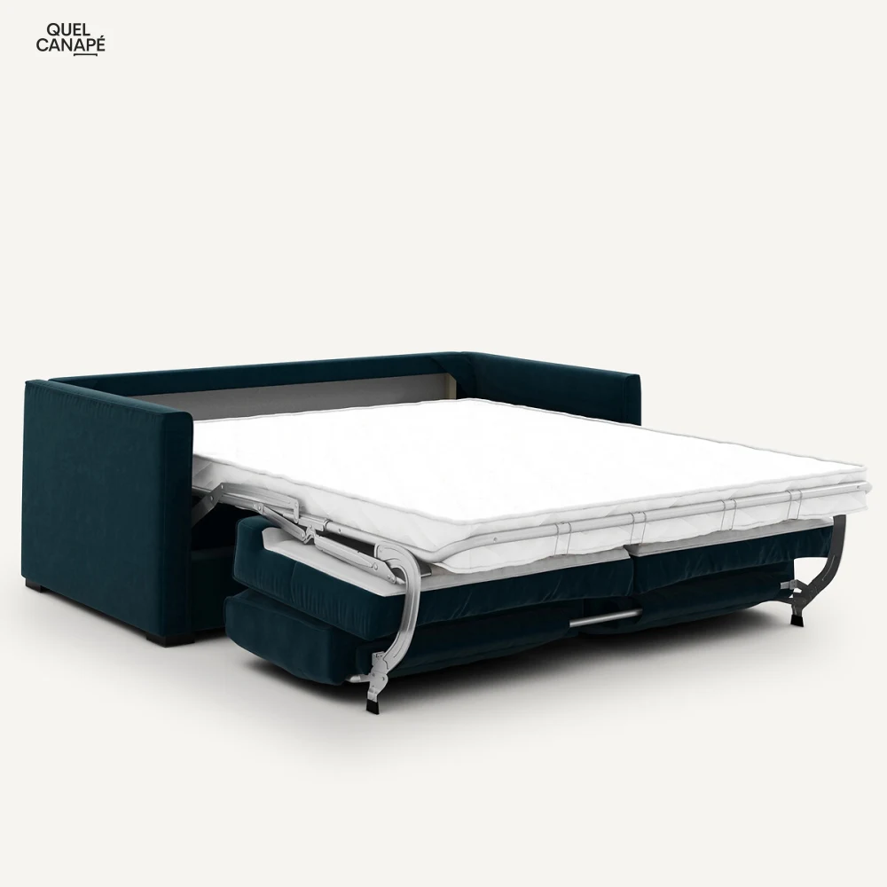 Canapé convertible velours Camille