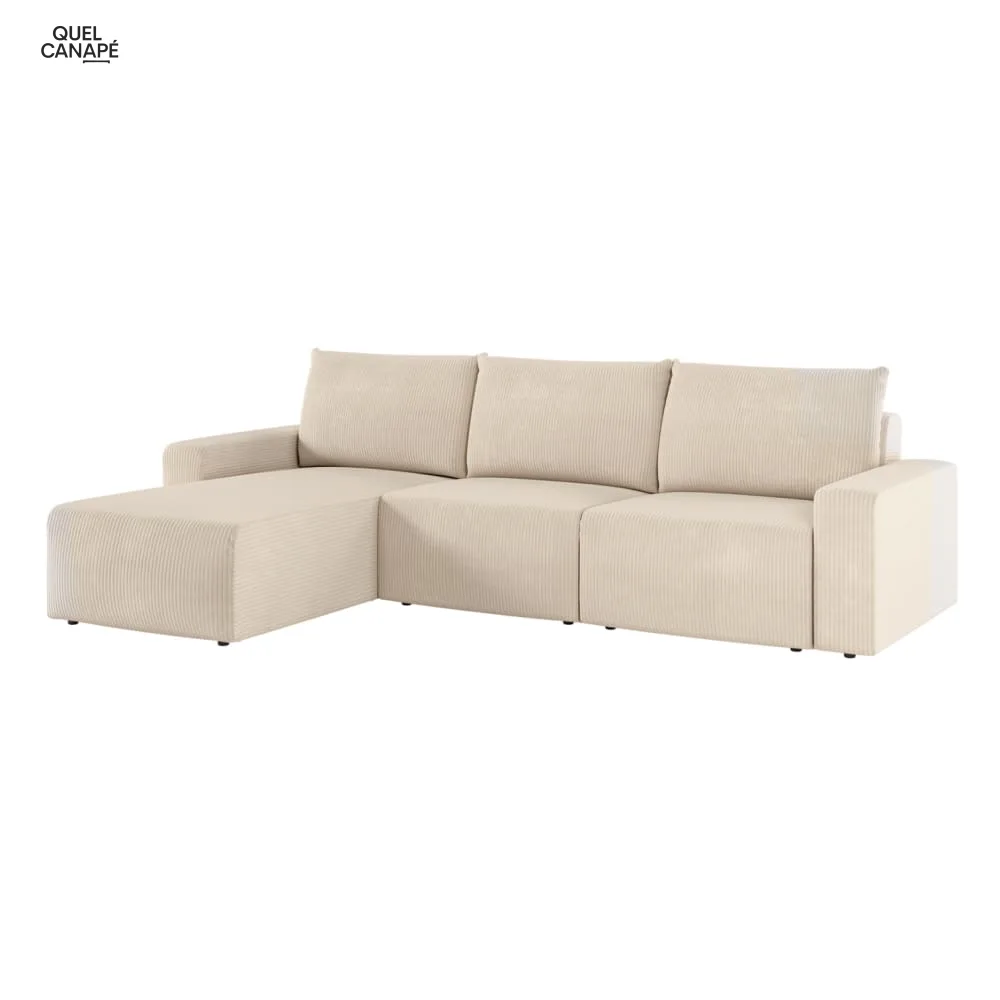 Canapé Romane angle réversible 4 places