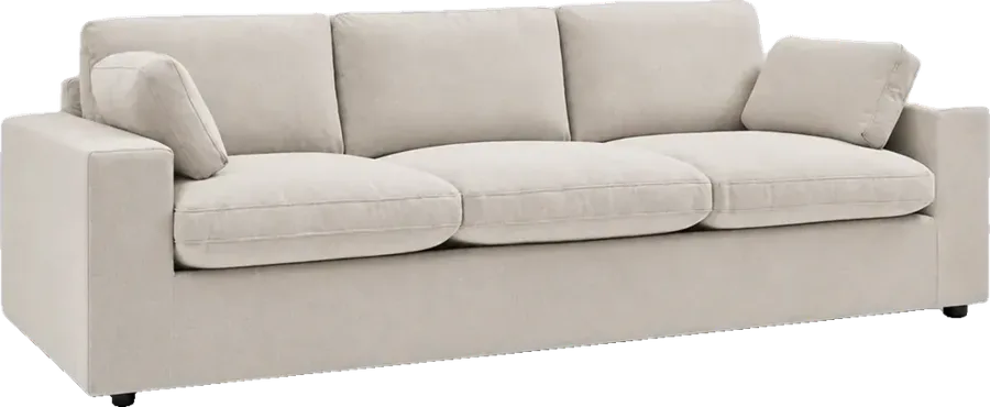 Canapé Belair Bobochic, vue en 3D à taille réelle