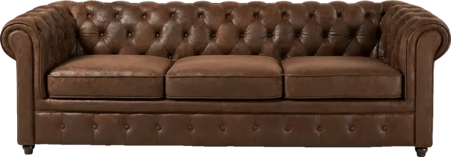 Canapé Chesterfield Maisons du Monde, vue en 3D à taille réelle