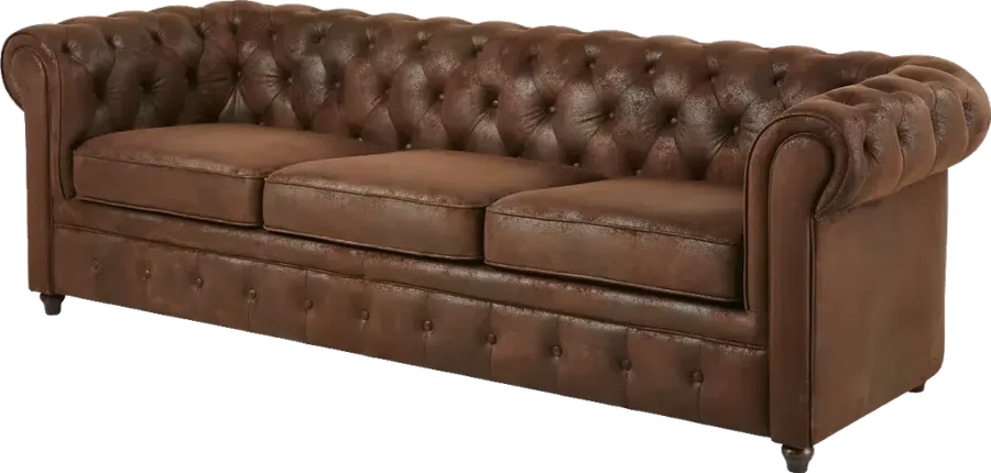 Canapé Chesterfield Maisons du Monde, vue en 3D à taille réelle