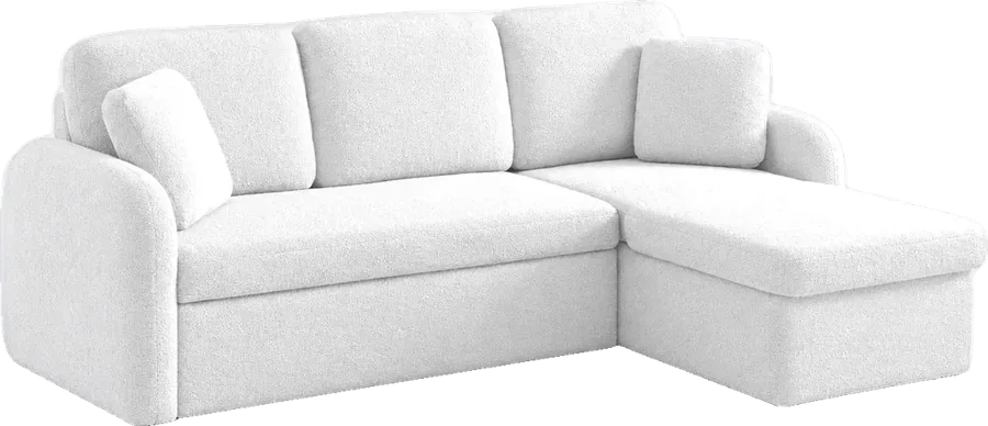 Canapé Milano Sweeek, vue en 3D à taille réelle