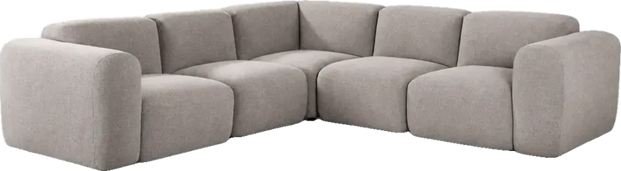 Canapé Alma Mobilier Deco, vue en 3D à taille réelle