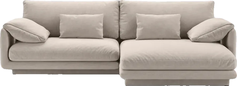 Canapé Torino Micadoni Home, vue en 3D à taille réelle