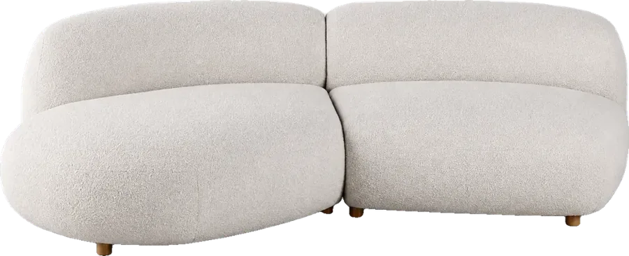 Canapé Stonic Maisons du Monde, vue en 3D à taille réelle