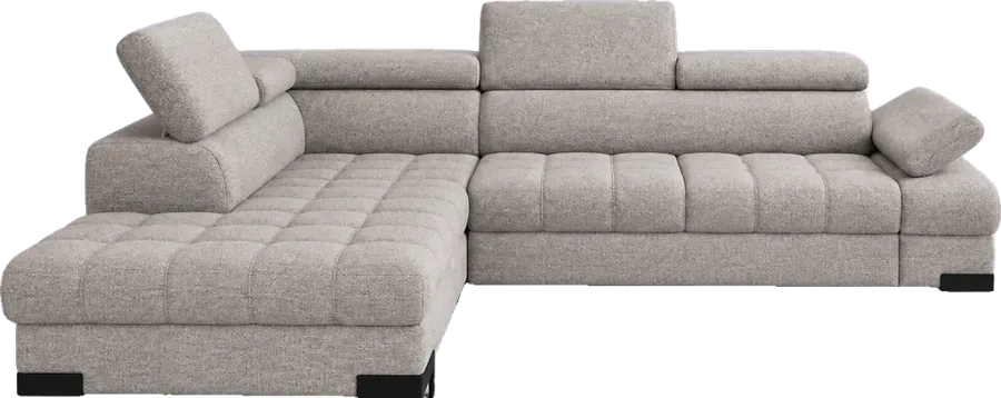 Canapé Salvea Conforama, vue en 3D à taille réelle