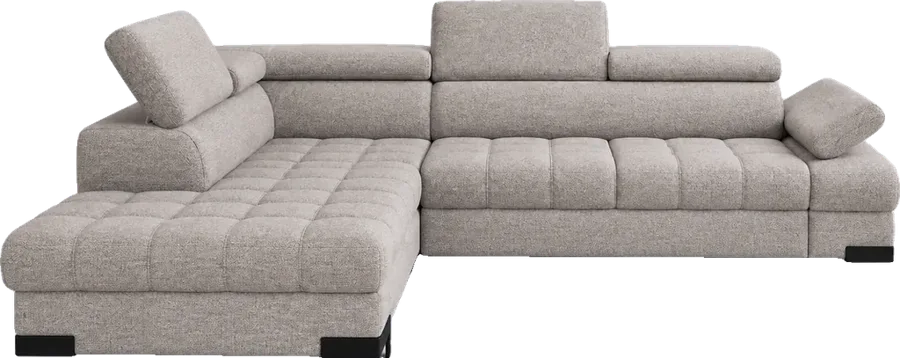 Canapé Salvea Conforama, vue en 3D à taille réelle