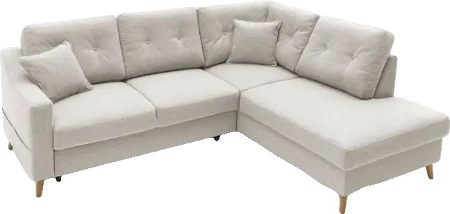Canapé Sweden Bobochic, vue en 3D à taille réelle