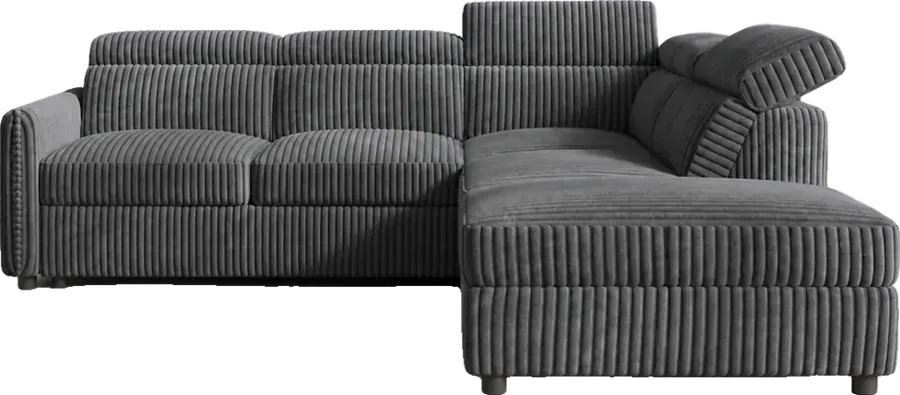 Canapé Nairobi Lisa Design, vue en 3D à taille réelle