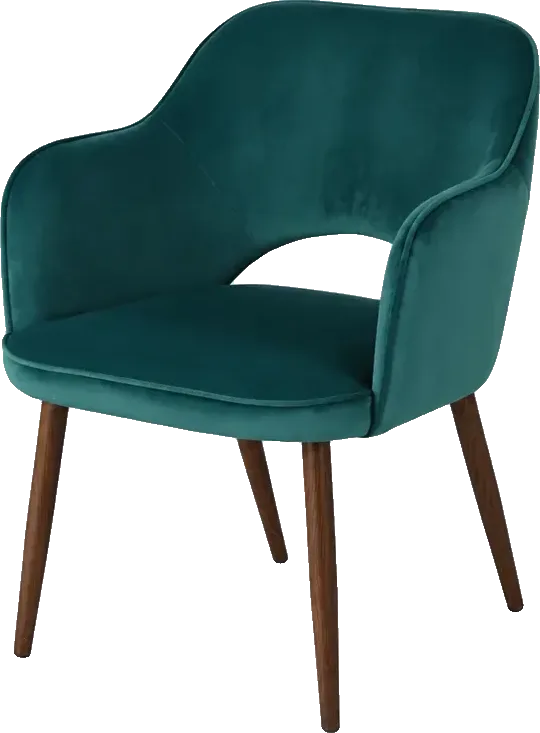 Fauteuil Sacha Maisons du Monde, vue en 3D à taille réelle