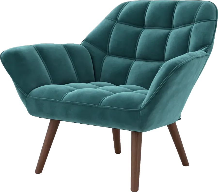 Fauteuil Simba Maison Pavane, vue en 3D à taille réelle