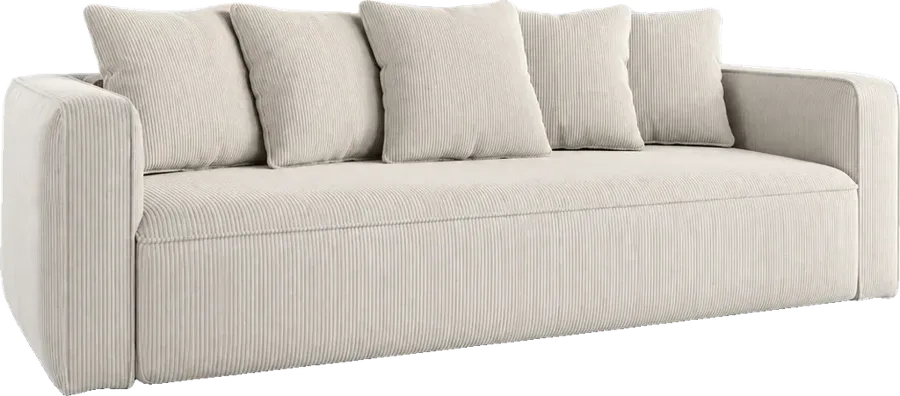 Canapé Noah Conforama, vue en 3D à taille réelle