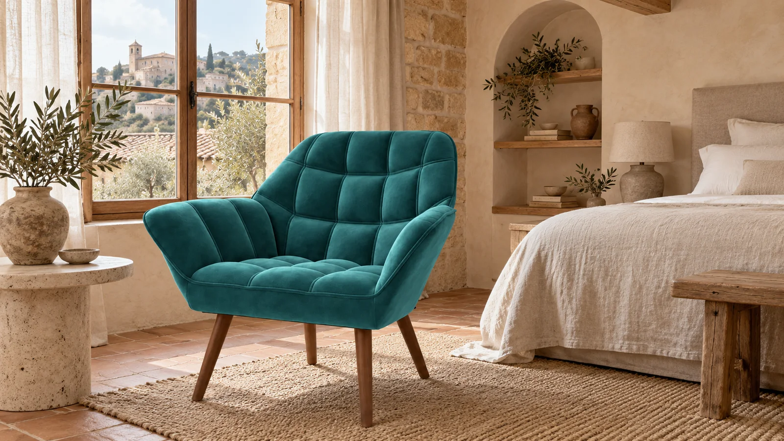 Illustration : Quel fauteuil choisir pour la chambre et où le placer ?
