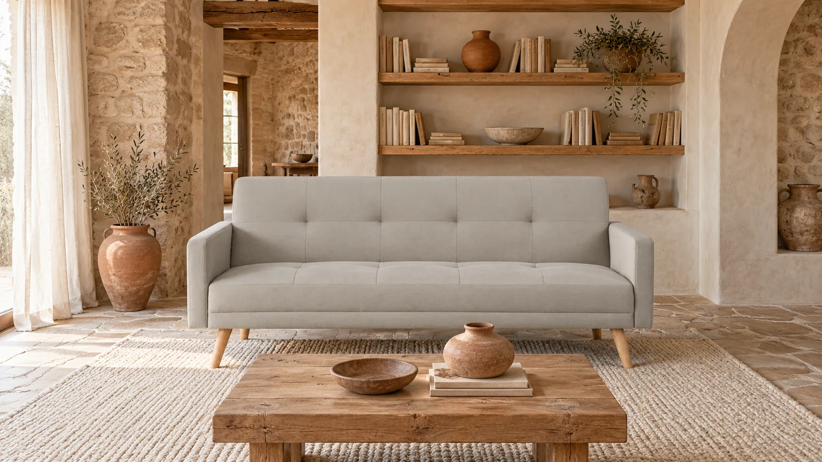 Illustration : Comment choisir un canapé scandinave : pieds, tissu, couleur