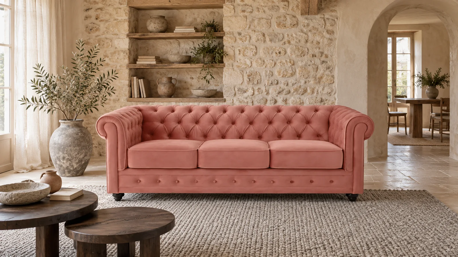Illustration : Comment associer le rose et le gris dans la déco ?