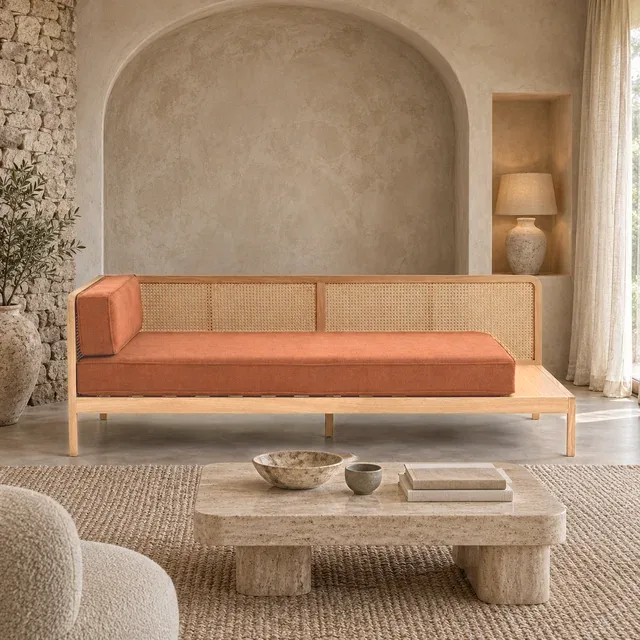 Illustration : Canapé avec une assise ferme