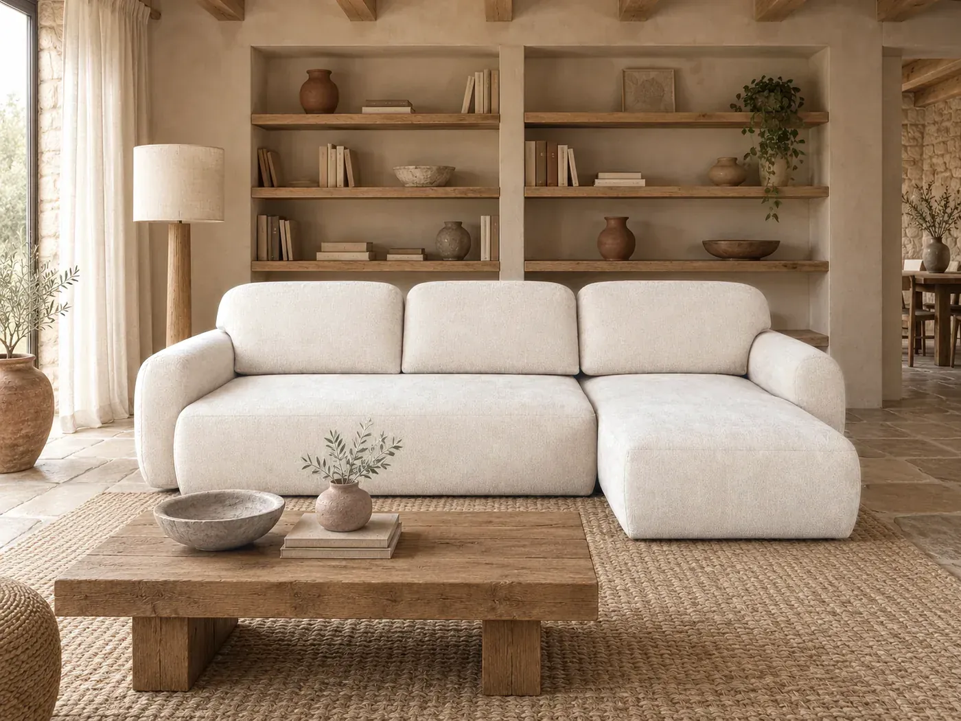 Canapé Bump Maisons du Monde, mise en situation