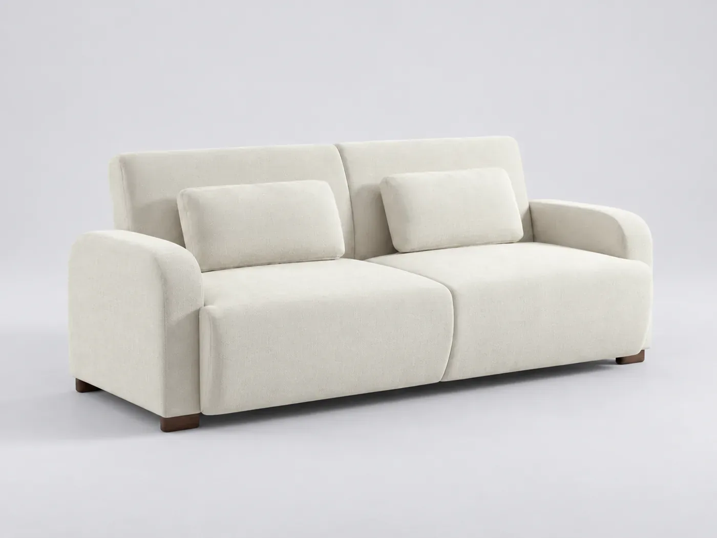 Canapé Dany Maisons du Monde, 3 places droit convertible, photo studio