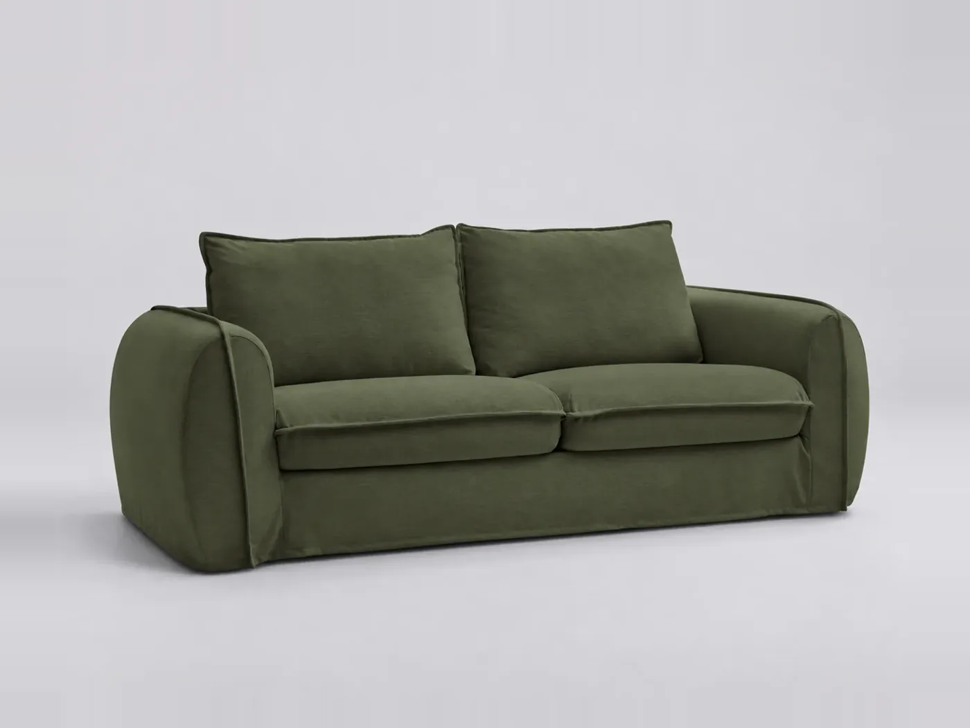Canapé Archimede Bobochic, 3 places droit convertible express couchage 140x194