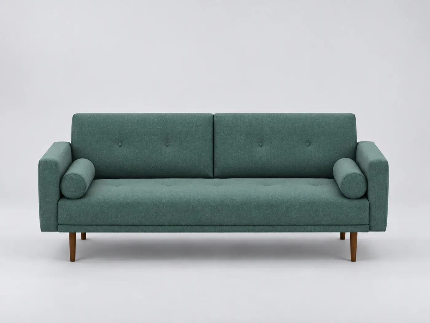 Canapé Tuske La Redoute, 3 places droit convertible, coloris eucalyptus